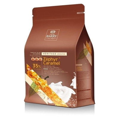 Шоколад белый с карамелью Cacao Barry 'Zephyr' 35% 2.5кг