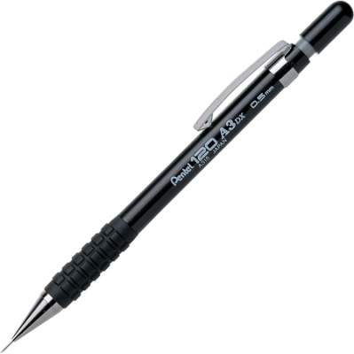 Карандаш автоматический 0.5мм Pentel 120 A3 черный