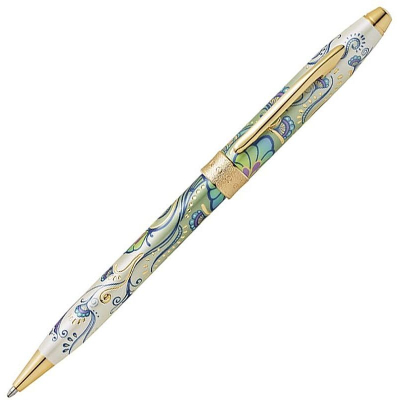 Ручка шариковая Cross Botanica Green Daylily GT Medium черные чернила