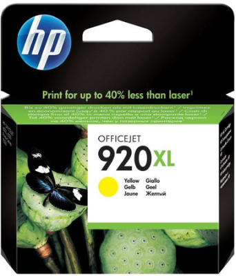 Картридж струйный HP №920XL OfficeJet 6000/6500/7000/7500 желтый ресурс 700стр