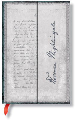 Записная книжка A6  88л линейка Paperblanks Florence Nightingale Letter of Inspiration Mini ляссе на магнитной застежке