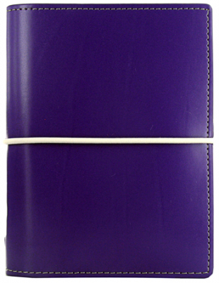 Бизнес-органайзер Filofax Pocket Domino искусственная кожа на резинке фиолетовый