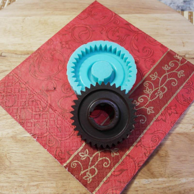 Форма силиконовая 'Шестеренка' 6х1.2см