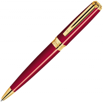 Ручка шариковая Waterman Exception Slim Red GT Medium синие чернила