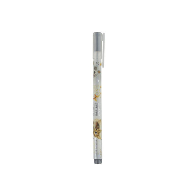Ручка гелевая BrunoVisconti® UniWrite 'Котики приносят счастье' 0.8мм серебро