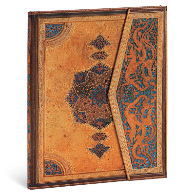 Записная книжка A4-  72л линейка Paperblanks Safavid Ultra с магнитным клапаном