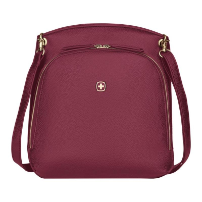 Сумка женская Wenger 28x29x7см 'LeaSophie' 2 отдела с ремнем эко-кожа красная