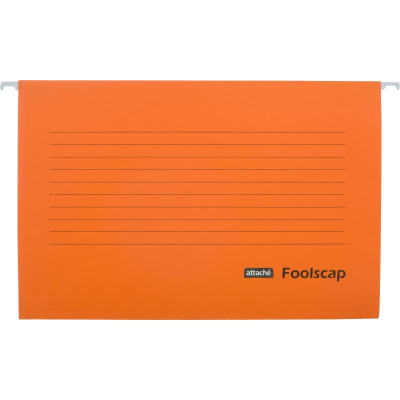 Папка подвесная Foolscap Attache  5шт оранжевая