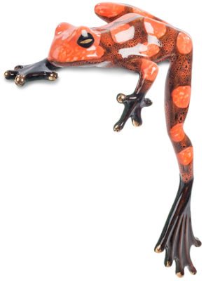 Фигурка Лягушка фарфор 10.5х19см 