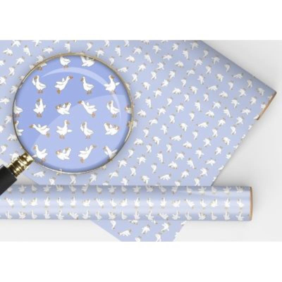 Бумага упаковочная  67.4х97.4см 'Гуси'