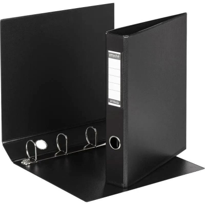 Папка A4  4 кольца 45мм (D) на 300л Attache Selection PVC черная