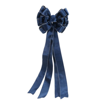 Бант 28х95см текстиль синий