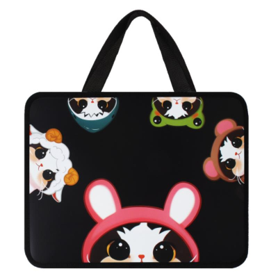 Папка-портфель Кокос 'Cat fun' с ручками 26х33х10см на молнии пластиковая 