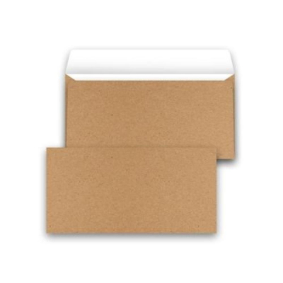 Конверт для денег Мир Поздравлений без надписи однотонный крафт