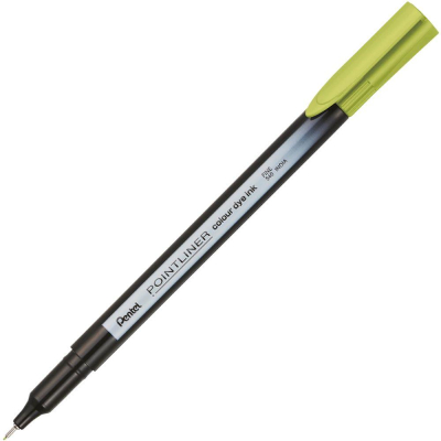Ручка капиллярная Pentel 'Pointliner' 0.4мм лайм