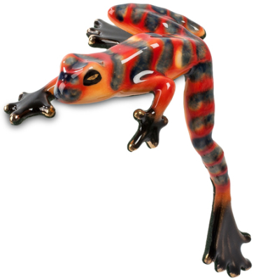 Фигурка Лягушка фарфор 13см 