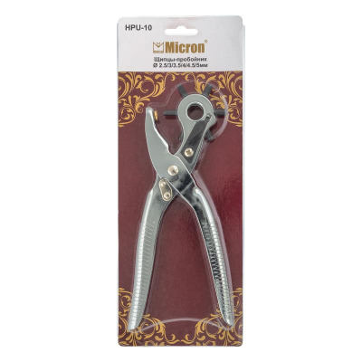 Щипцы-пробойник Micron 6 насадок d-2.5/ 3/ 3.5/ 4/ 4.5/ 5мм в блистере