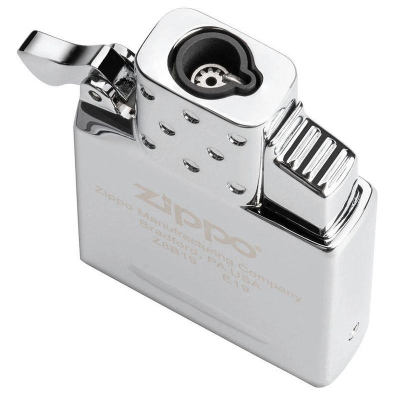 Вставной газовый блок для широкой зажигалки Zippo одинарное пламя нержавеющая сталь