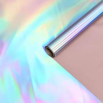 Пленка упаковочная&nbsp;&nbsp;58х500см 65мк Upak Land 'Металл' перламутр