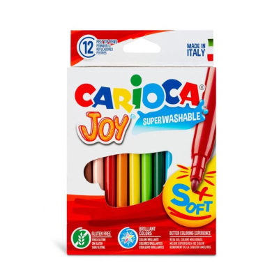 Фломастеры  12цв Carioca Joy в картонной коробке