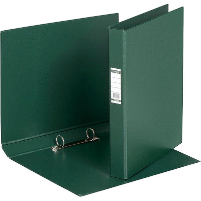 Папка A4&nbsp;&nbsp;2 кольца 25мм (O) на 180л Bantex PVC зеленая