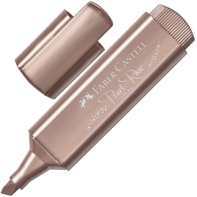 Текст-маркер Faber-Castell TL 46 Metallic 1-5.0мм металлик розовый