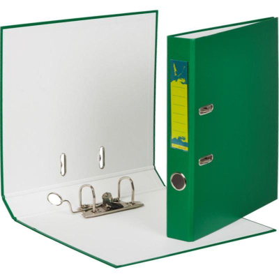 Папка файл A4&nbsp;&nbsp;50мм Amix-Sakhalin PVC разобранная зеленая