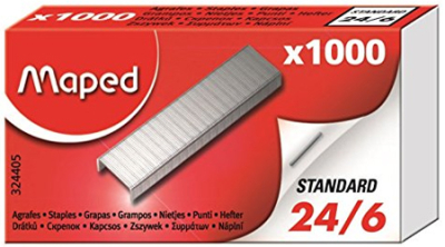 Скобы №24/ 6  1000шт Maped