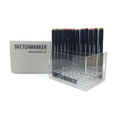 Органайзер для 48 маркеров Sketchmarker пластиковый прозрачный