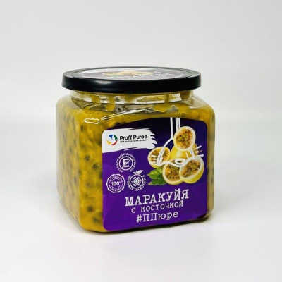 Пюре замороженное Proff Puree 'Маракуйя с косточкой'&nbsp;&nbsp;500г