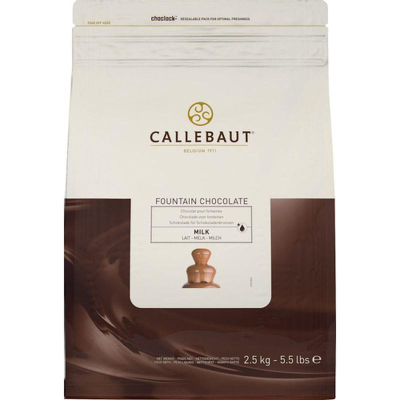 Шоколад для фонтанов молочный Callebaut 2.5кг