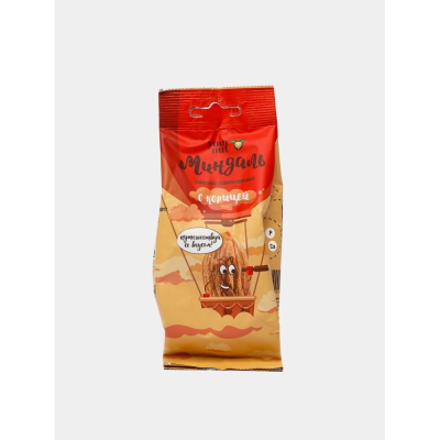Орех миндаль обжаренный карамелизированный с корицей Your nut  80г