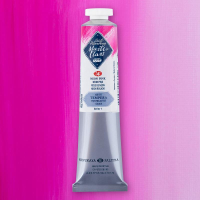 Краска темперная Мастер Класс неоновая розовая&nbsp;&nbsp;46мл