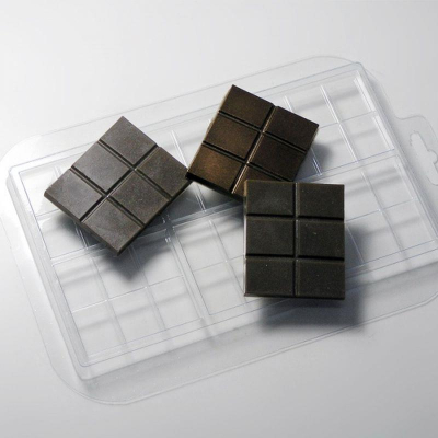 Форма для шоколада пластиковая Мир Форм Плитка 15г
