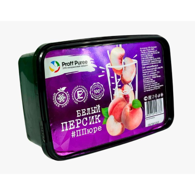 Пюре замороженное Proff Puree 'Персик белый' 1000г