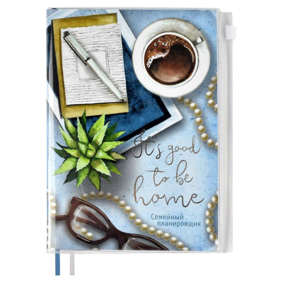 Еженедельник A6+ Fenix 228стр интегральная обложка 'Семейный планировщик'