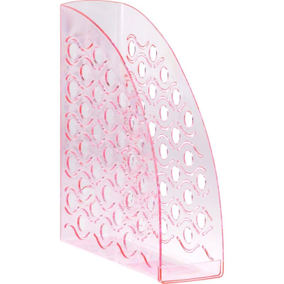 Накопитель вертикальный&nbsp;&nbsp;90мм СТАММ 'Вега'&nbsp;&nbsp;тонированный розовый