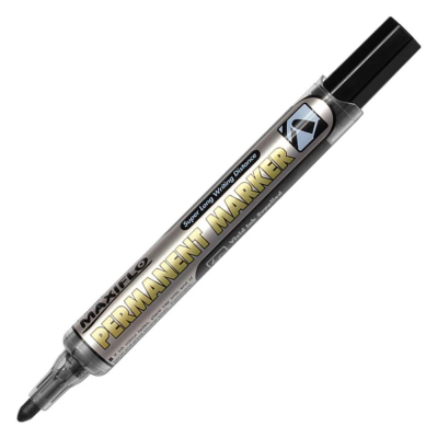 Маркер перманентный Pentel круглый  4.5мм с подкачкой чернил 'Maxiflo' черный