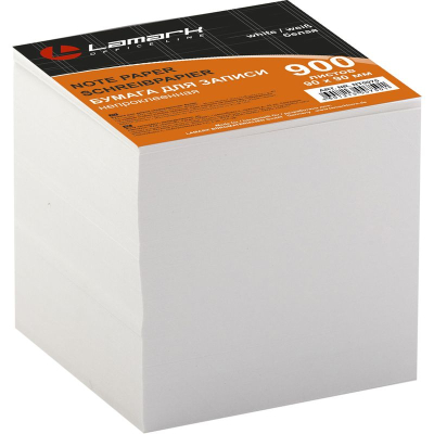 Куб для записей  белый 9.0х9.0х9.0см Lamark 80г/м²