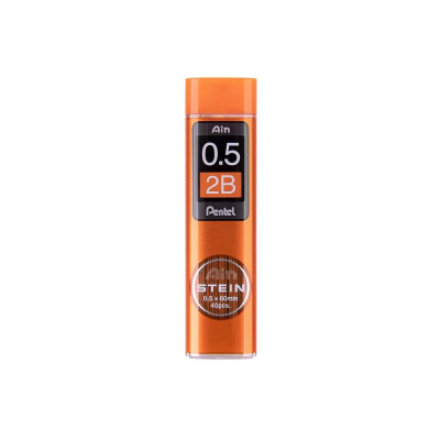 Грифель 0.5мм 2B Pentel Ain Stein 40шт
