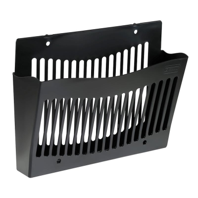 Держатель для брошюр настенный A4 до 400л горизонтальный СТАММ черный