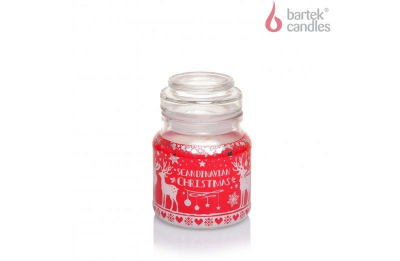 Свеча Bartek ароматизированная в баночке 'Скандинавское рождество' 