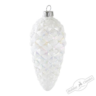 Шишка 125мм перламутр стекло