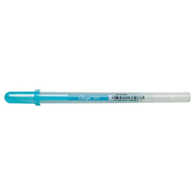 Ручка гелевая Sakura 0.8мм Gelly Roll Glaze бирюзовая
