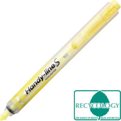 Текст-маркер Pentel Handy-line S&nbsp;&nbsp;1-4.5мм автоматический желтый