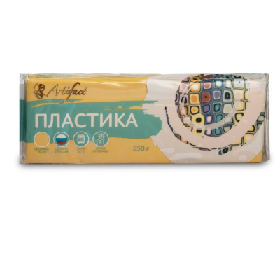 Глина полимерная термоотвердевающая Артефакт 'Классик' песочное тесто 250г