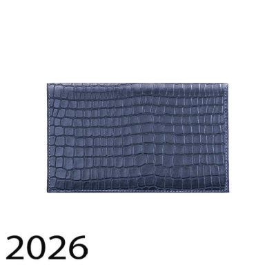 Планинг карманный 2026  15х 9см deVENTE 'Wild' 128стр твердая обложка с поролоном искусственная кожа синий