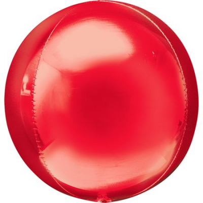 Шар воздушный фольгированный Сфера красный Anagram 41см