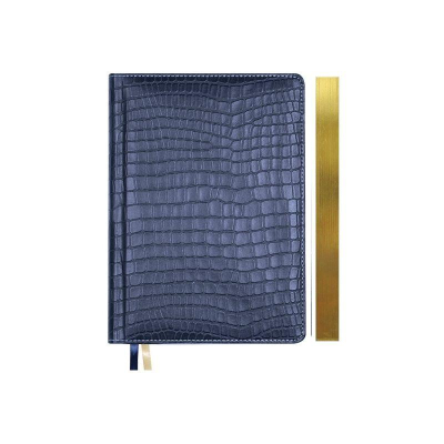 Ежедневник A6+ deVENTE 'Wild' 272стр тонированный блок твердая обложка синий