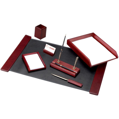 Набор настольный&nbsp;&nbsp;7 предметов Good Sunrise с настилом красное дерево